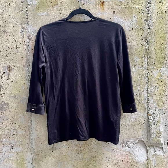 Vintage Hugo Boss Silk Blouse, Black, XS - Picture 3 of 11